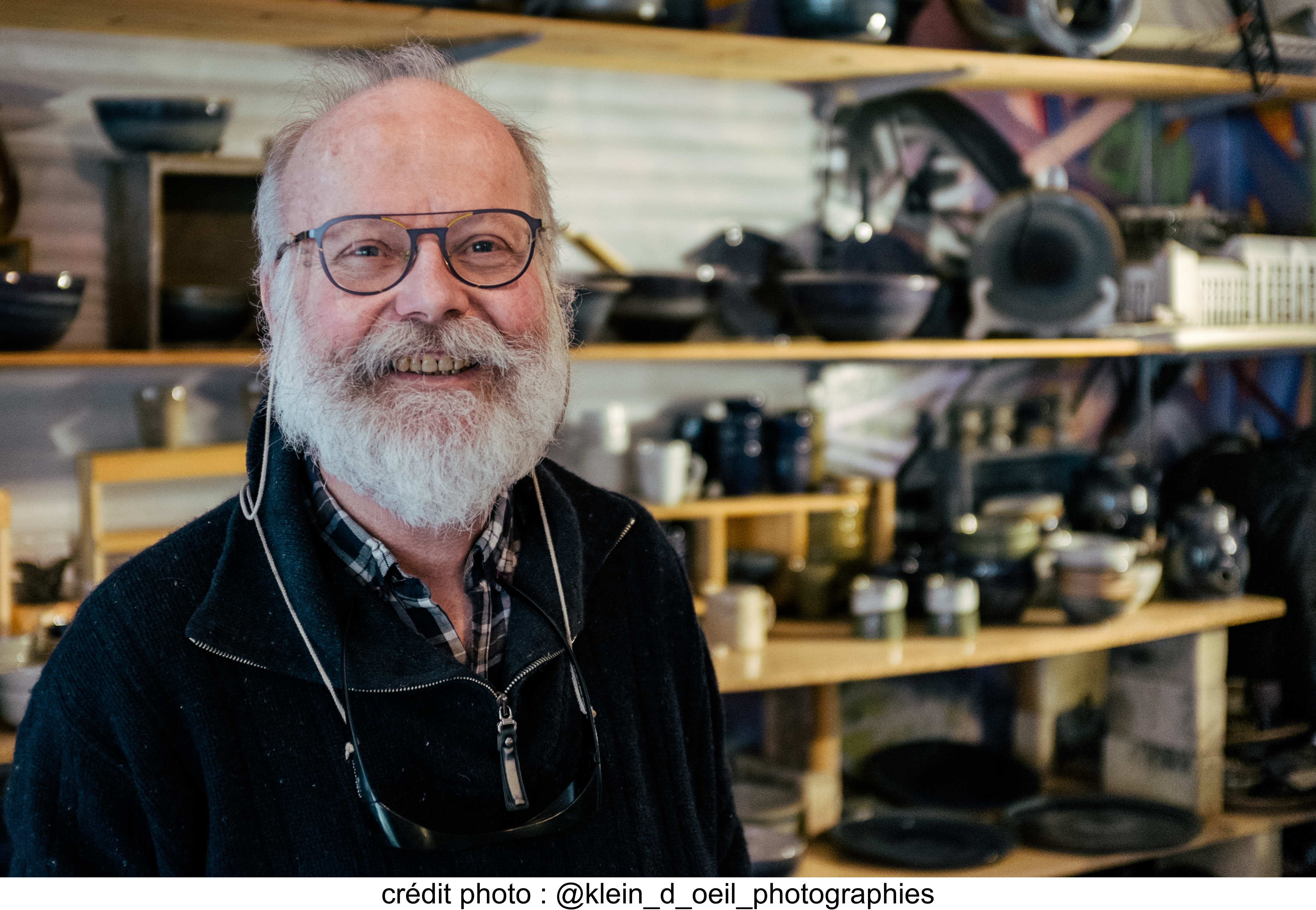 Didier Descamps à l'atelier